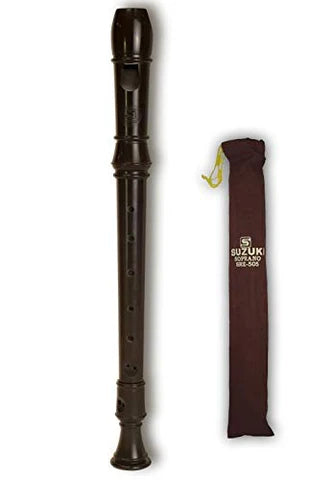 Suzuki 3-Piece Soprano (C) Recorder With bag