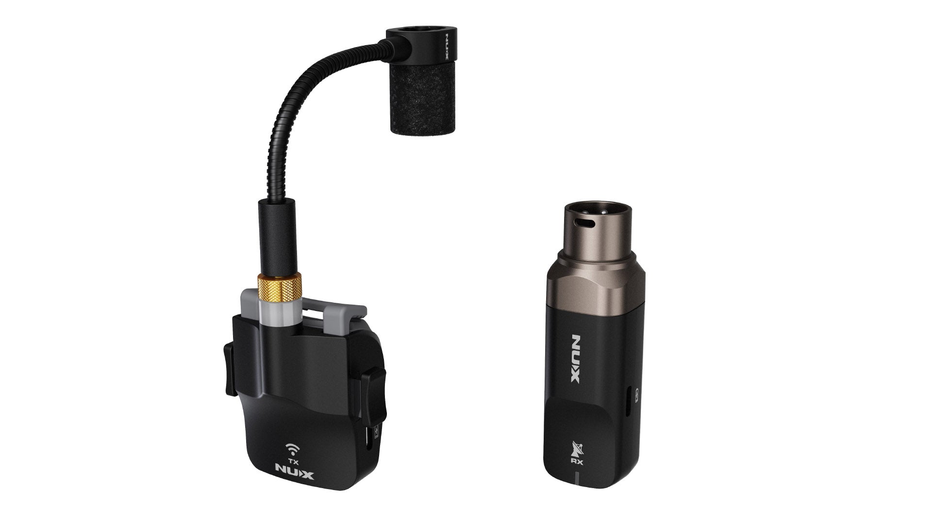 NUX B-6 gooseneck microphone and transmitter