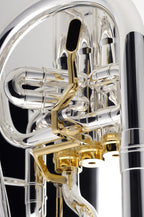 Besson Prestige Tenor Horn Silver Close Up