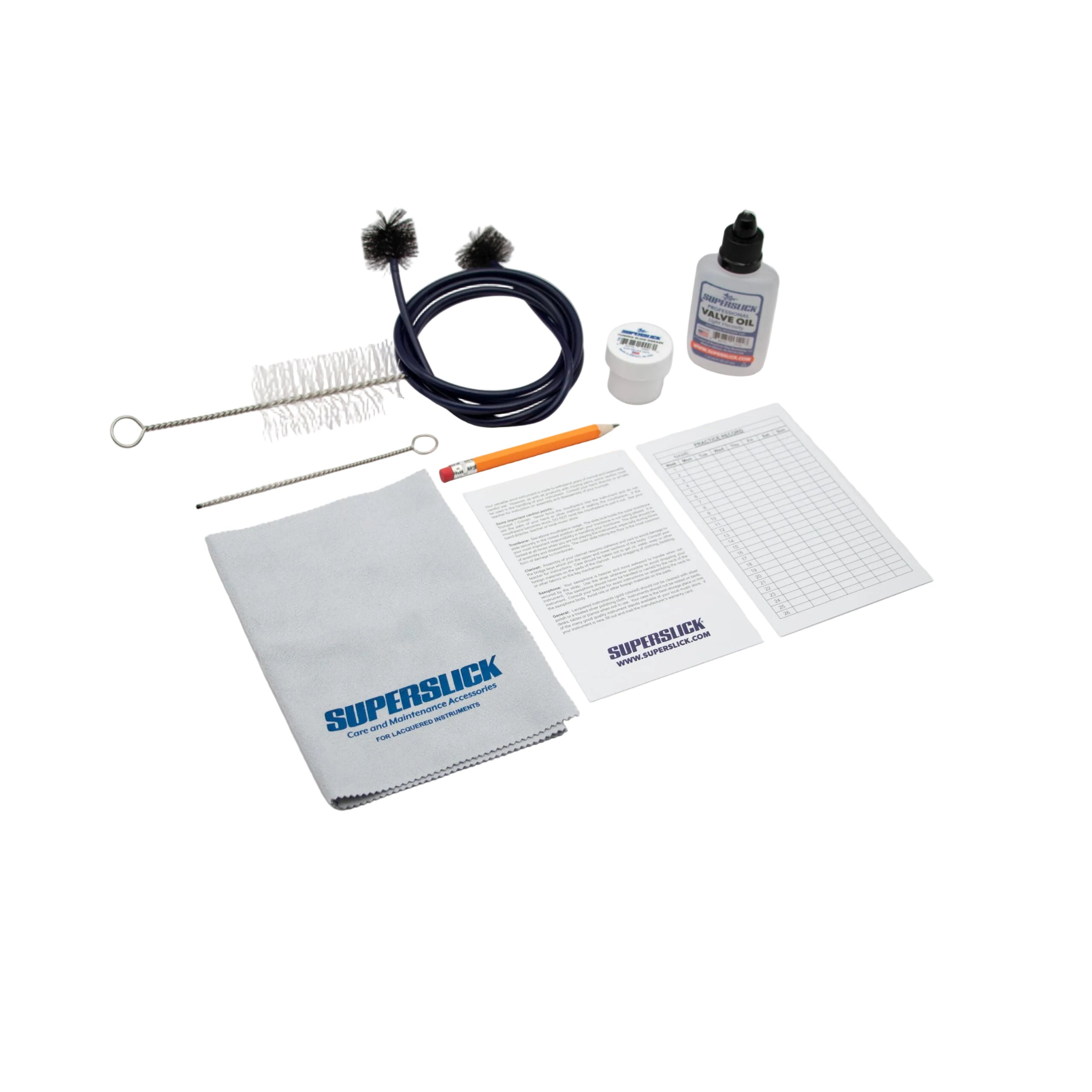 Superslick Lacquer/Silver Low Brass Care Kit