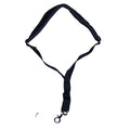 Neoprene padded saxophone strap with metal hook.
