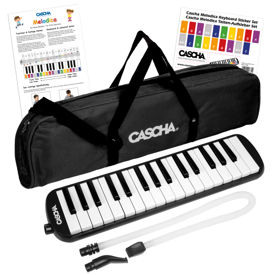 Melodica package (with case + mouthpiece)