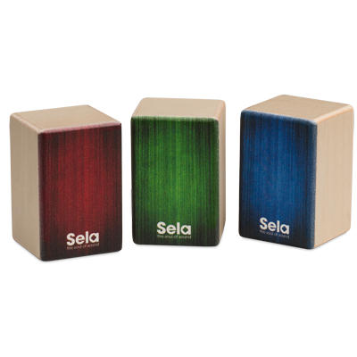 Sela Mini Cajon Shaker Set