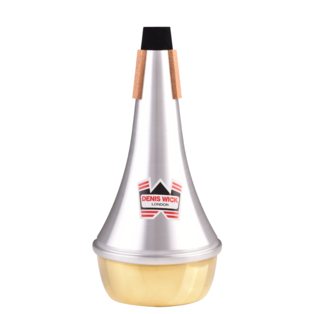 Denis Wick Tenor Trombone/Flugel Straight Mute Brass Bottom